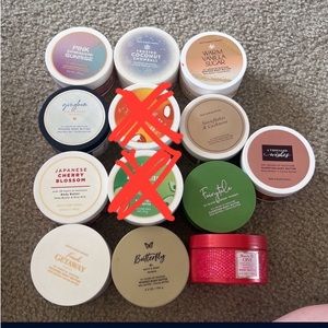 Bath and Body Works lotions